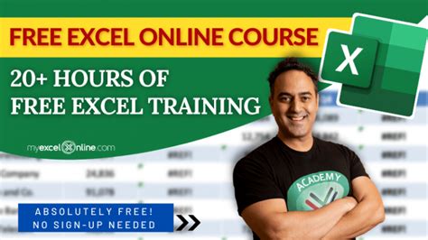 Free excel training online - Results 1 - 12 of 18 ... No knowledge of Excel? No problem! Mastering a few basic skills in Excel will open the door to new opportunities, jobs, ...